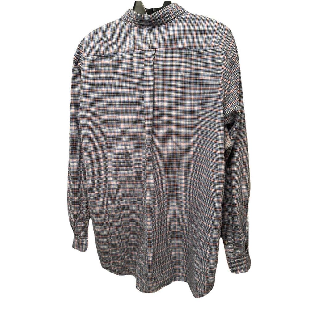 Ralph Lauren Men's Size 2XLT Tall Blue Plaid Classic Pony Preppy Dadcore Nice! - Picture 4 of 7